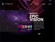 Tablet Screenshot of evolve.co.uk