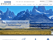 Tablet Screenshot of evolve.cc